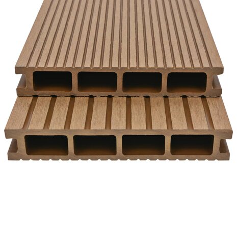 Terrasplanken HKC met accessoires 30 m² 4 m teak 2