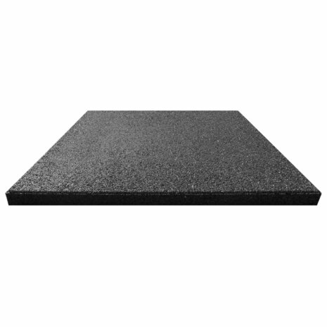 Valtegels 12 st 50x50x3 cm rubber zwart 3