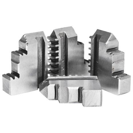 Klauwplaat met 4 bekken zelfcentrerend 125 mm staal 6
