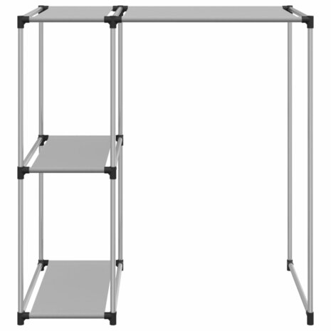 Opbergrek voor boven wasmachine 87x55x90,5 cm ijzer grijs 3