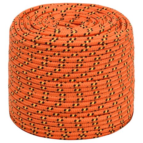 Boottouw 6 mm 25 m polypropyleen oranje 2