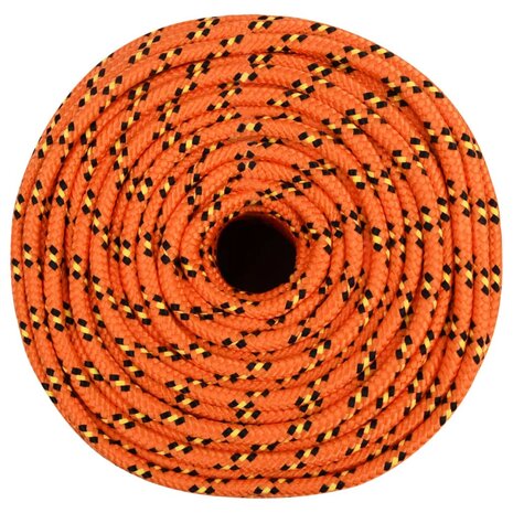 Boottouw 6 mm 25 m polypropyleen oranje 3