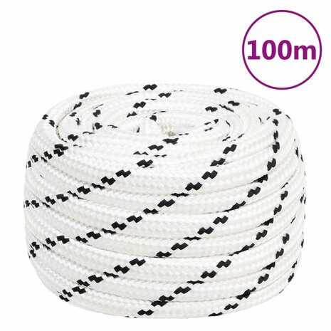 Werktouw 16 mm 100 m polyester wit 1