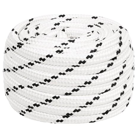 Werktouw 16 mm 100 m polyester wit 2