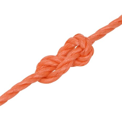 Werktouw 3 mm 25 m polypropeen oranje 5