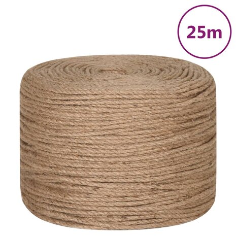 Touw 25 m lang 8 mm dik jute 2