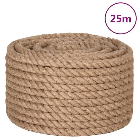 Touw 25 m lang 16 mm dik jute 2