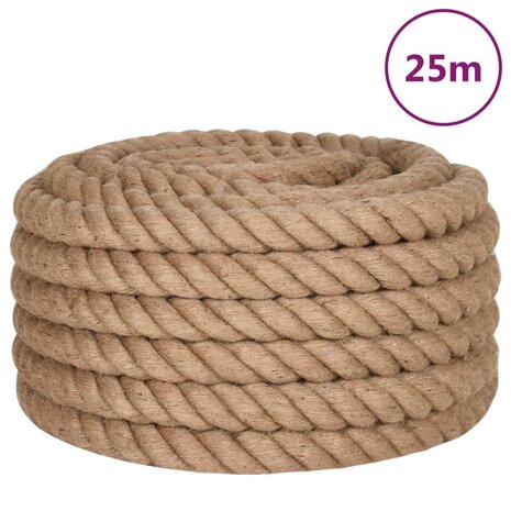 Touw 25 m lang 30 mm dik jute 2