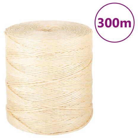 Touw 2 mm 300 m 100% sisal 1