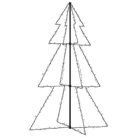 Kegelkerstboom 200 LED&apos;s binnen en buiten 98x150 cm 4