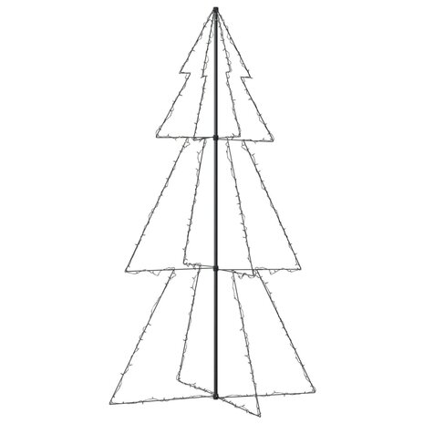 Kegelkerstboom 300 LED&apos;s binnen en buiten 120x220 cm 4