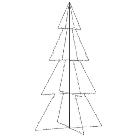 Kegelkerstboom 360 LED&apos;s binnen en buiten 143x250 cm 4