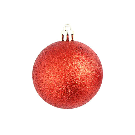 100-delige Kerstballenset 3/4/6 cm rood 9