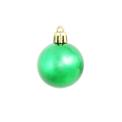 Kerstballen 100 st rood/goudkleurig/groen 8