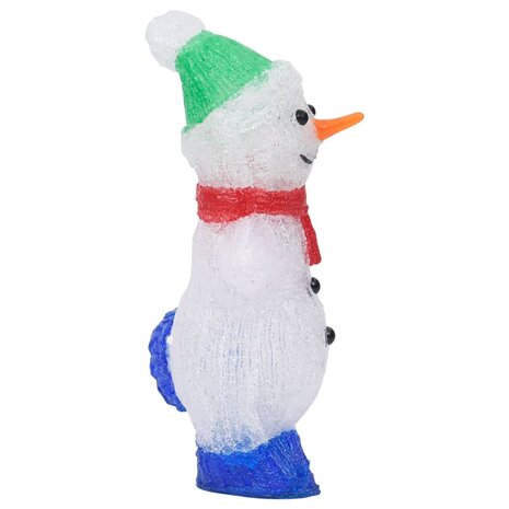 Kerstfiguur sneeuwman LED binnen en buiten 30 cm acryl 6