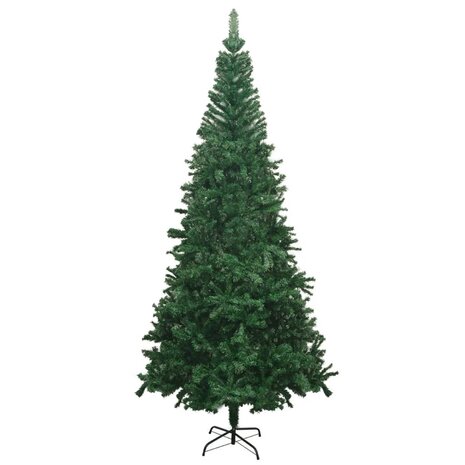 Kunstkerstboom met verlichting en kerstballen L 240 cm groen 3