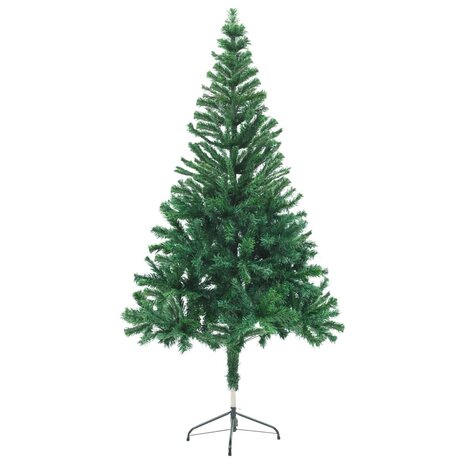 Kunstkerstboom met verlichting en kerstballen 380 takken 150 cm 3