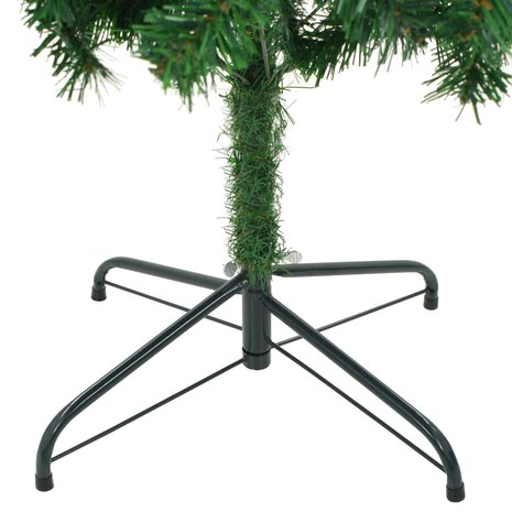 Kunstkerstboom met verlichting en kerstballen 910 takken 210 cm 5