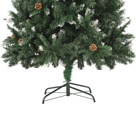 Kunstkerstboom met verlichting en kerstballen 210 cm 5