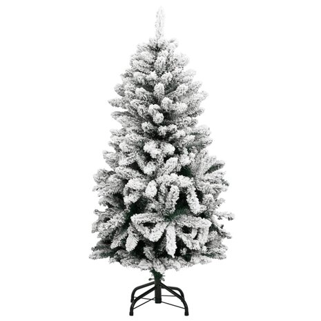 Kunstkerstboom met scharnieren 150 LED&apos;s en kerstballen 150 cm 5