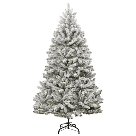 Kunstkerstboom met scharnieren 300 LED&apos;s en kerstballen 180 cm 5