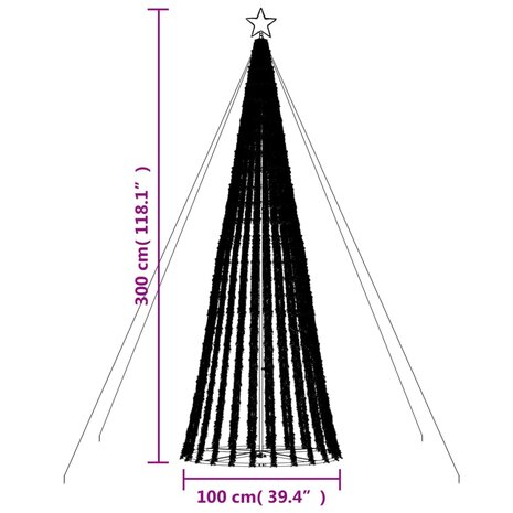 Lichtkegel 688 warmwitte LED&apos;s 300 cm 11