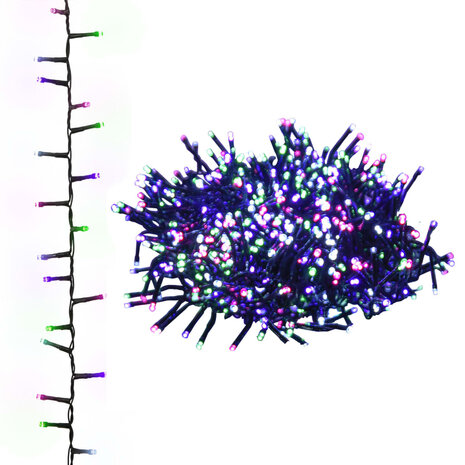 Lichtslinger compact met 3000 LED&apos;s pastel meerkleurig 65 m PVC 2