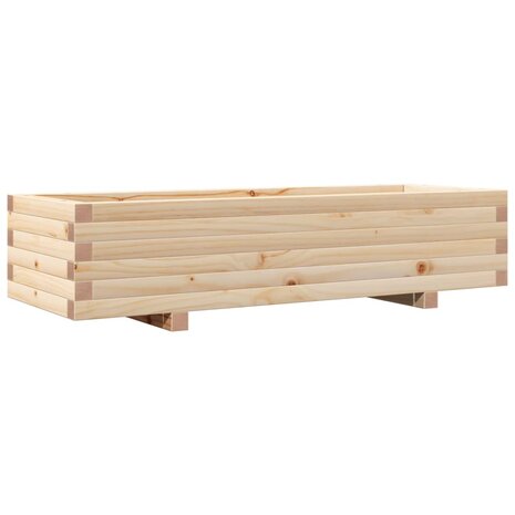 Plantenbak 110x40x26,5 cm massief grenenhout 2