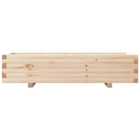 Plantenbak 110x40x26,5 cm massief grenenhout 5