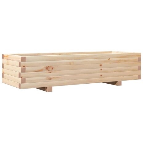 Plantenbak 110x40x26,5 cm massief grenenhout 7