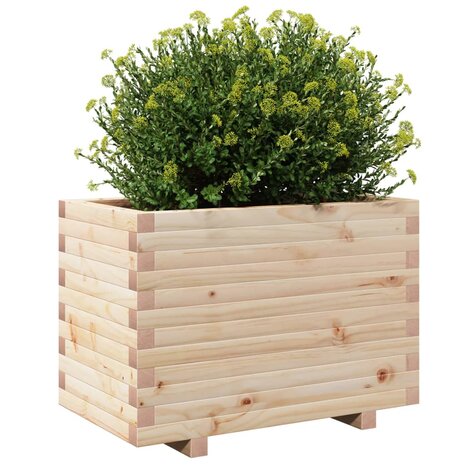 Plantenbak 70x40x49,5 cm massief grenenhout 4