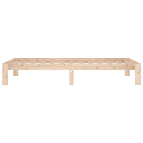 Bedframe massief hout 90x190 cm 5