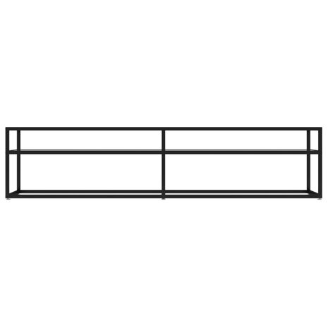 Tv-meubel 180x40x40,5 cm gehard glas transparant 3