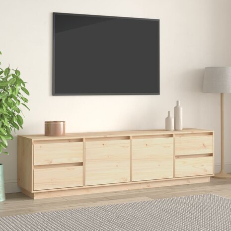 Tv-meubel 176x37x47,5 cm massief grenenhout 1