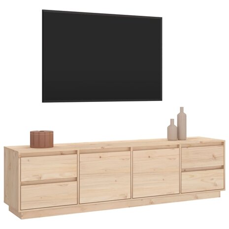 Tv-meubel 176x37x47,5 cm massief grenenhout 4