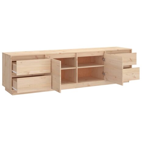 Tv-meubel 176x37x47,5 cm massief grenenhout 8