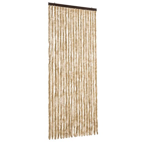 Vliegengordijn 56x200 cm chenille beige 2