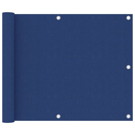 Balkonscherm 75x300 cm oxford stof blauw 1