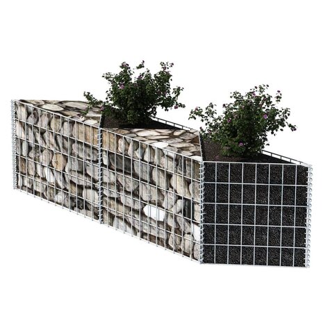 Gabion mand 120x30x50 cm gegalvaniseerd staal 3