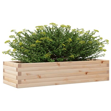 Plantenbak 110x40x23 cm massief grenenhout 4