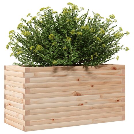 Plantenbak 90x40x45,5 cm massief grenenhout 4