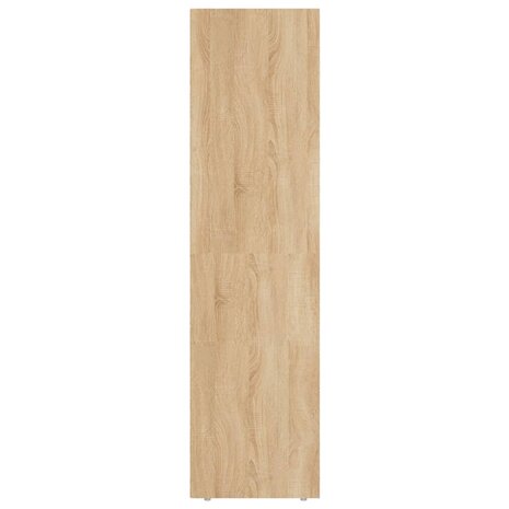 Boekenkast/tv-meubel 36x30x114cm bewerkt hout sonoma eikenkleur 6