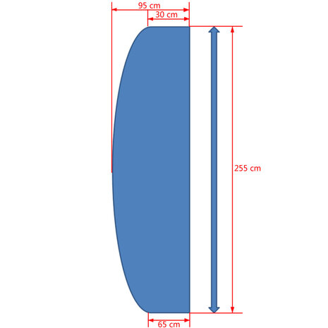 Madison Hoes voor hangende parasol bruin COVGP025 3