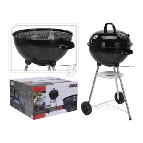 ProGarden Barbecue bolvormig zwart 1