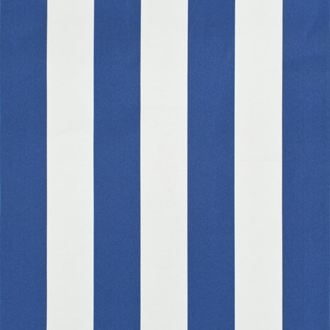 Luifel uittrekbaar 250x150 cm blauw en wit 7