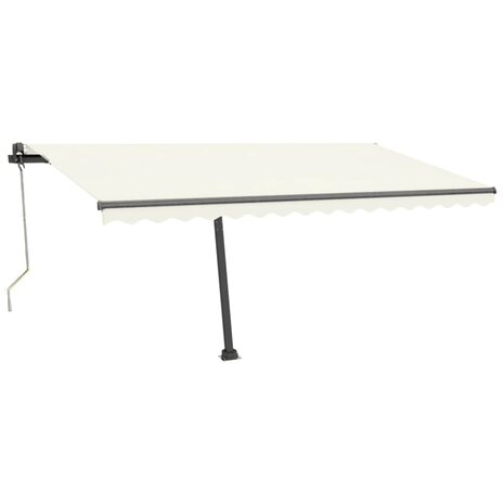 Luifel vrijstaand automatisch 450x300 cm crèmekleurig 2