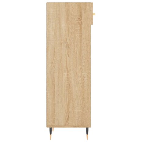 Schoenenkast 30x35x105 cm bewerkt hout sonoma eikenkleurig 7