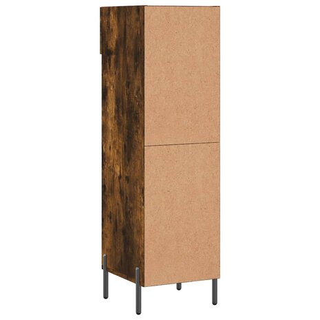 Schoenenkast 30x35x105 cm bewerkt hout gerookt eikenkleurig 8