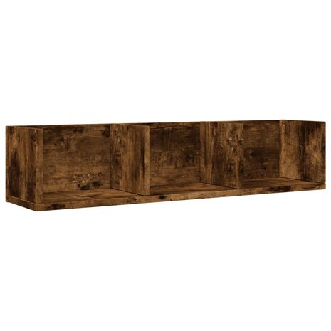 Wandkasten 2 st 75x18x16,5 cm bewerkt hout gerookt eikenkleurig 6