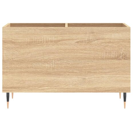 Platenkast 74,5x38x48 cm bewerkt hout sonoma eikenkleurig 4